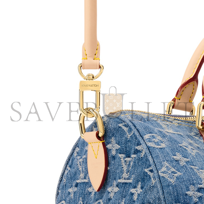 LOUIS VUITTON DENIM SPEEDY SOFT 30 M14430 (30*21*17cm) 